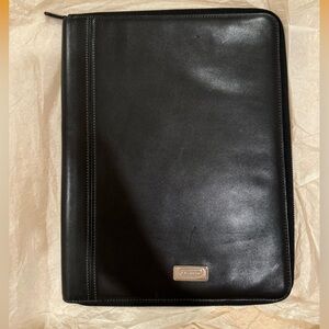 Coach leather portfolio